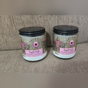 Bath & Body Works candles - Twisted Peppermint